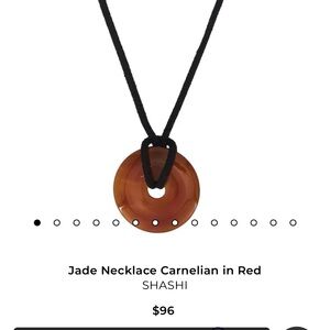 Shashi Red Carnelian Jade Necklace